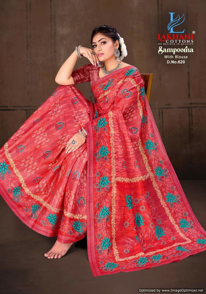 Sampoorna Vol 6 By Lakhani Cotton Printed Daily Wear Sarees Wholesale Market In Surat
